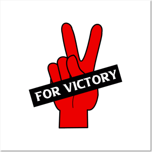 V FOR VICTORY Posters and Art